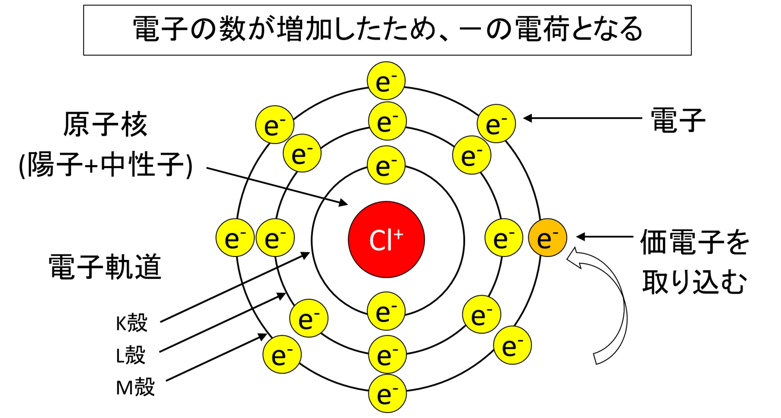 図3　塩化物イオンの模式図