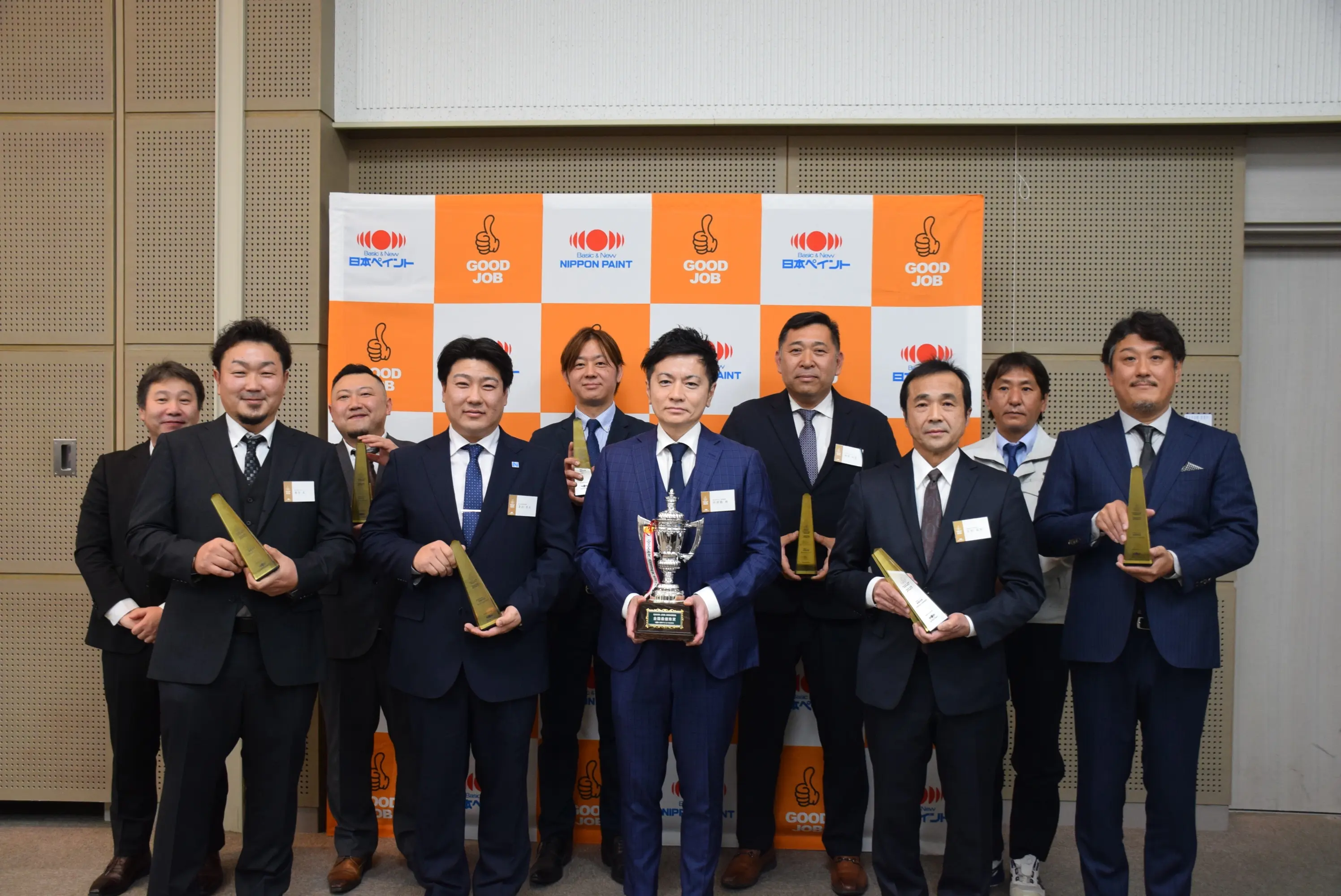 日本ペイント ＧＯＯＤ　Ｊ０Ｂアワード開催 最優秀施工店にサニー建設商事