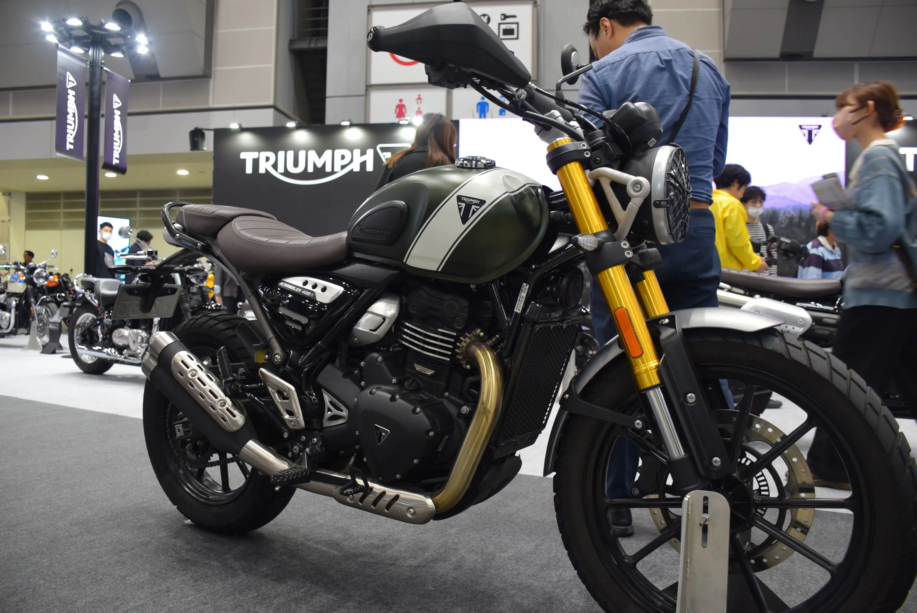 東京モーターサイクルショー ヤマハブースで新塗色表現 材料出展にＢＡＮ‐ＺＩ