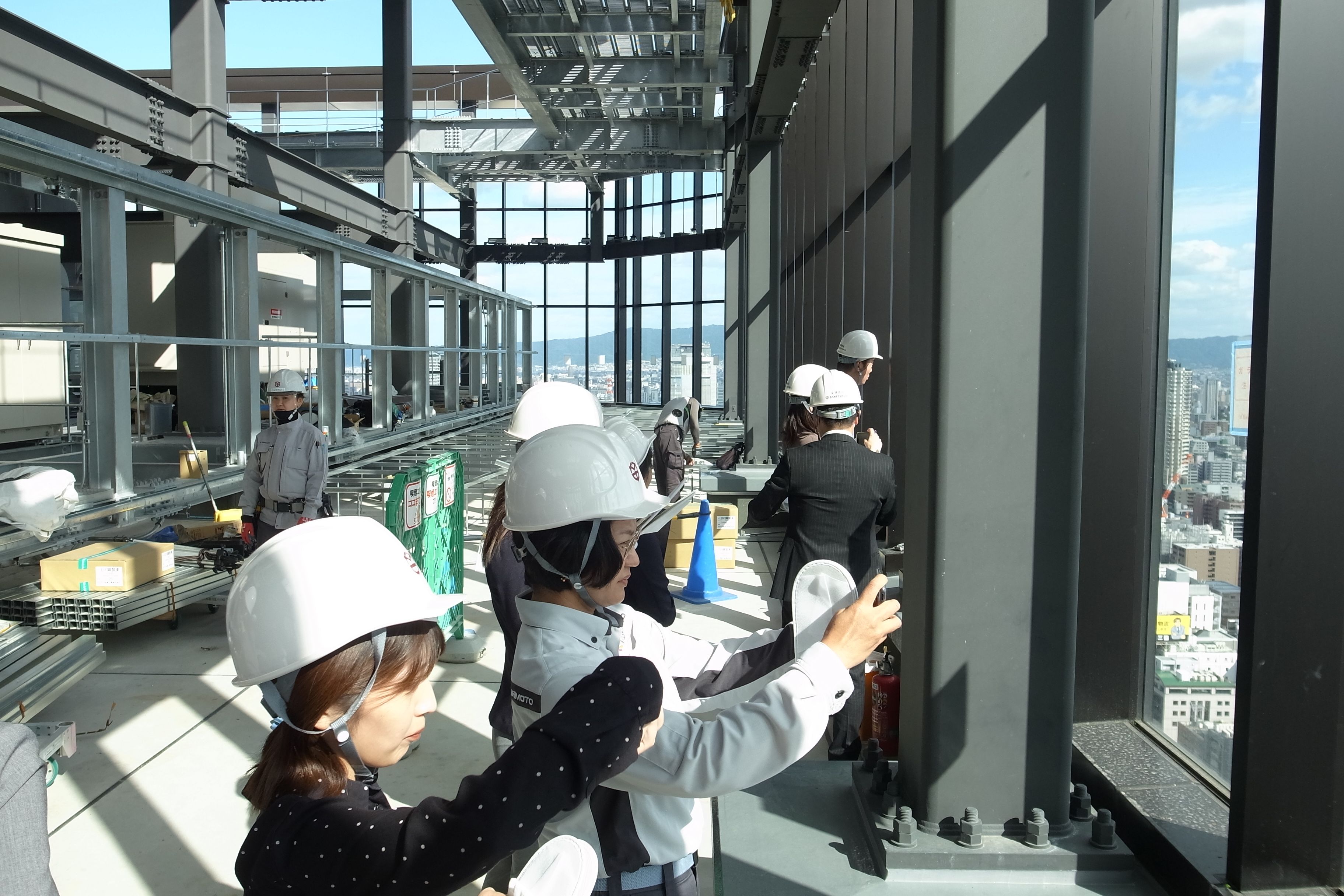 女性ネットワークの会 女性技術者の活躍事例 竹中工務店、建築現場見学会