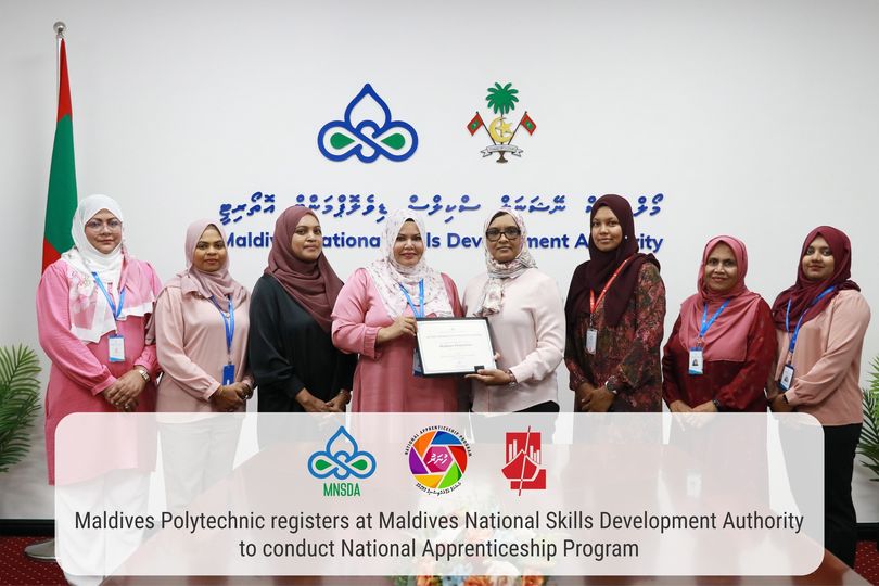 Maldives Polytechnic registers as a National Apprenticeship Provider to conduct National Apprenticeship Program
