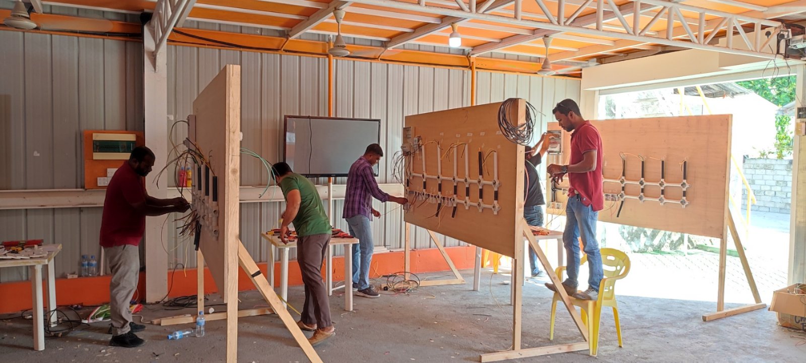 Competency Based Assessment of National Certificate III in Electrical Installation and Maintenance was conducted at Dh. Bandidhoo
