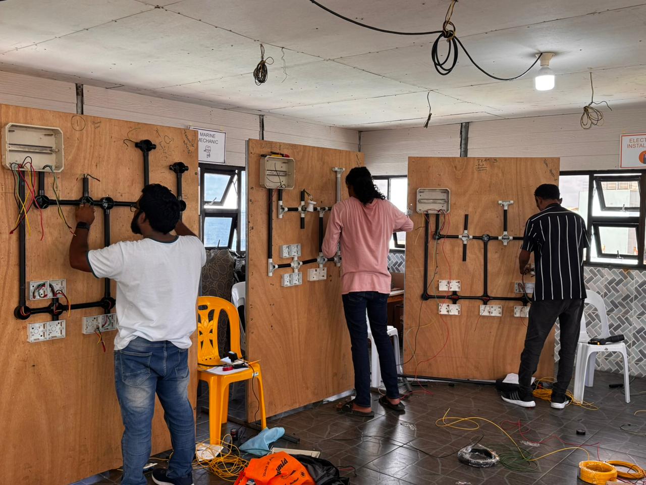 Competency based assessment for National Certificate III in Electrical Installation and Maintenance was conducted at Island Institute of Tertiary Education.
