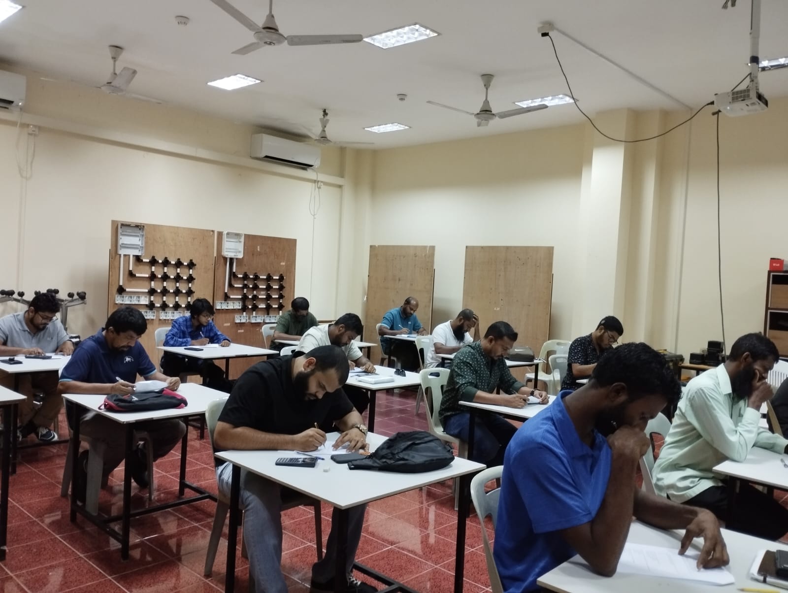 Competency based assessment for National Certificate III in Electrical Installation and Maintenance was conducted at Maldives Polytechnic.