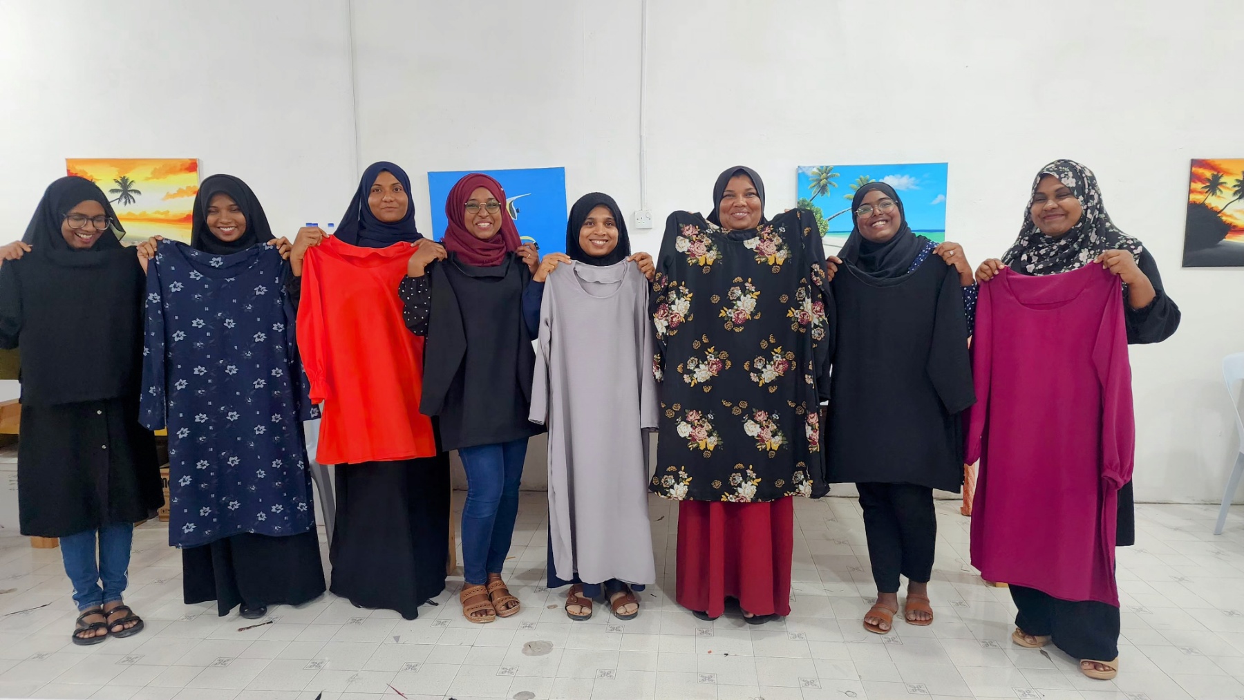 National Assessment of National Certificate III in Fashion Design and Tailoring was conducted at N.Maafaru