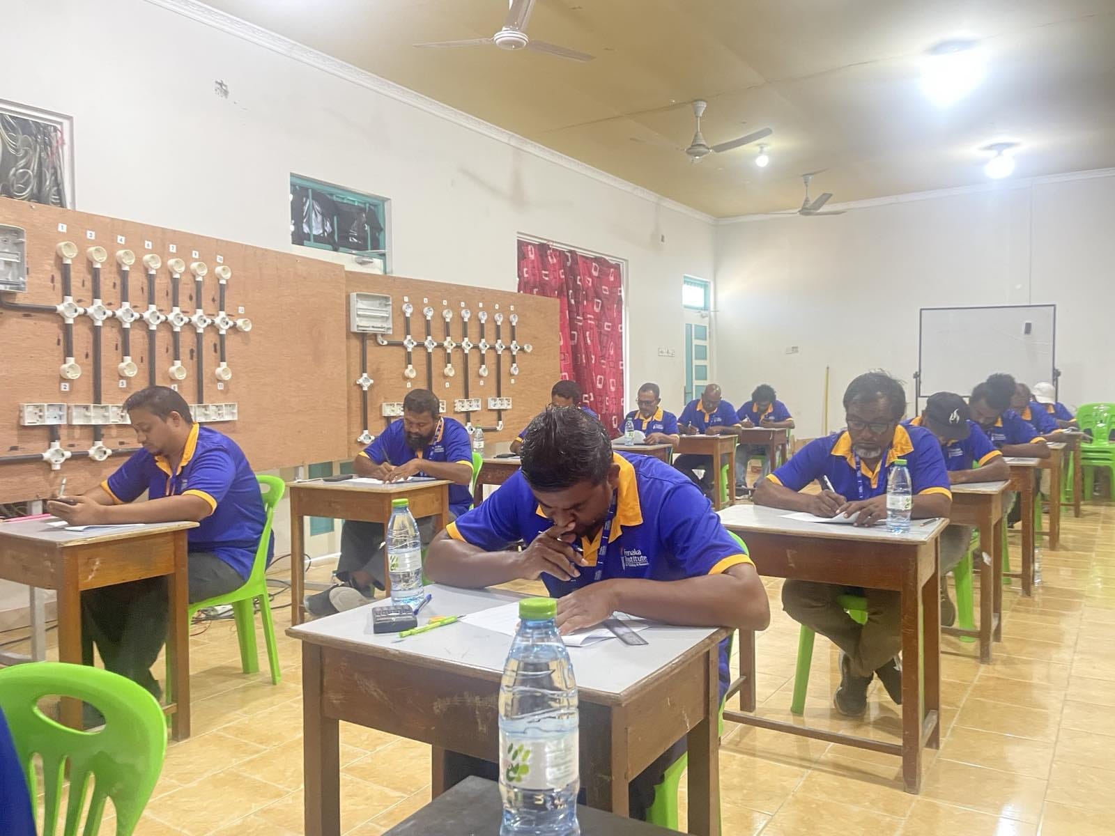 Competency based assessment of National Certificate III in Electrical Installation and Maintenance was conducted at Gdh. Fiyoaree. 