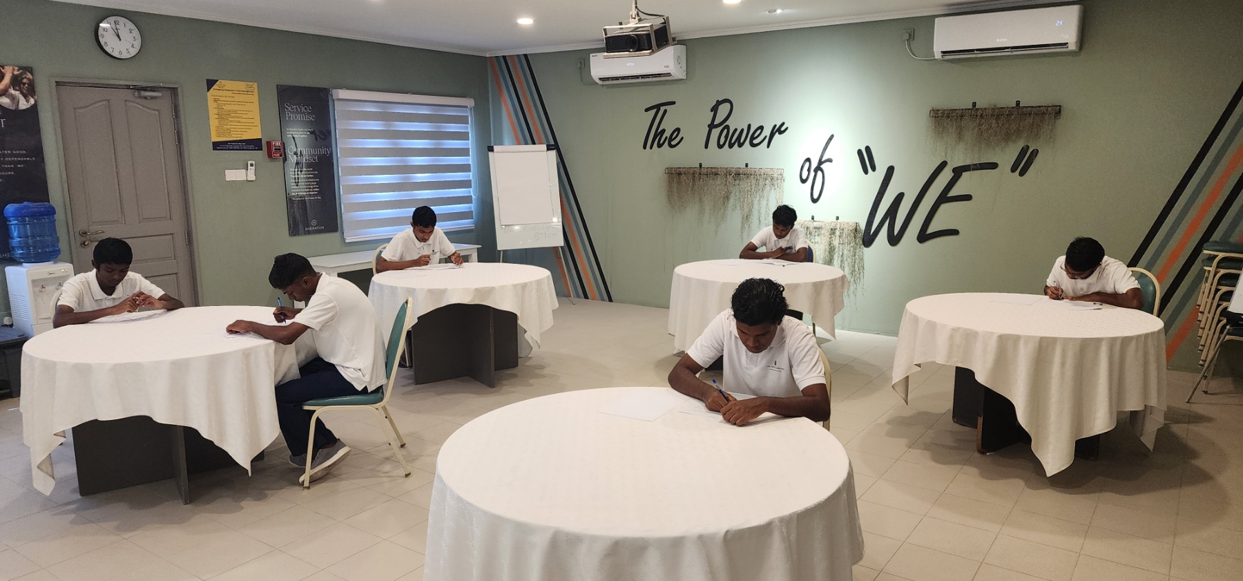 Competency based assessment for National Certificate III Housekeeping was conducted at the Sheraton Maldives. 