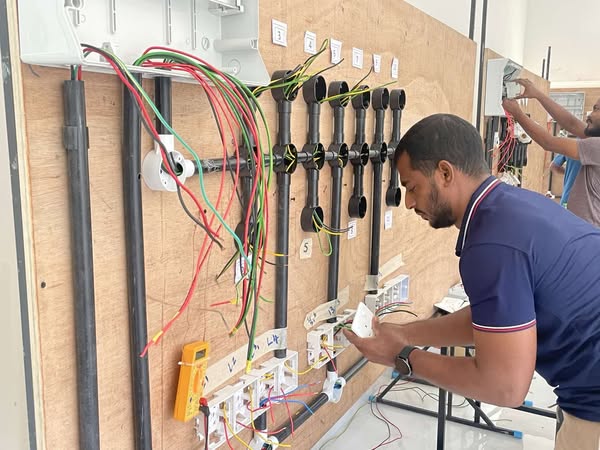 National Assessment for National Certificate III in Electrical Installation and Maintenance was conducted at Ha. Ihavandhoo