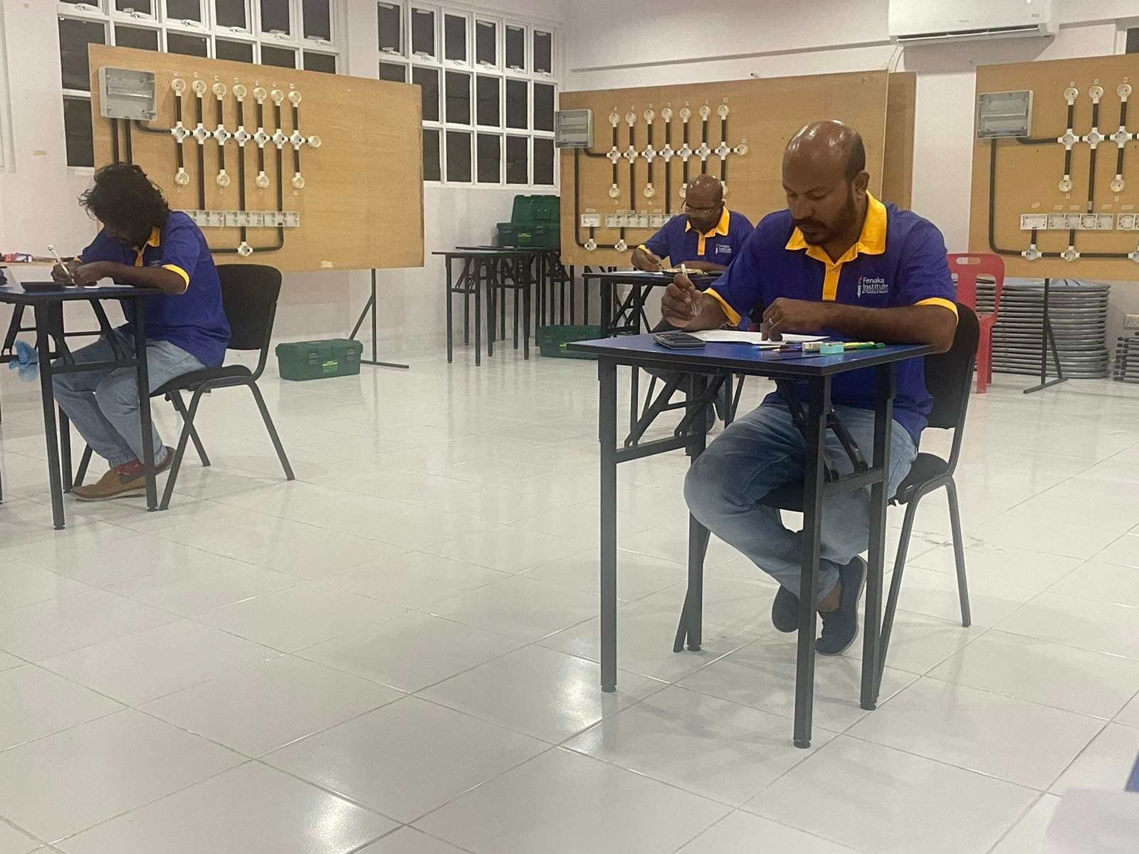Competency Based Assessment for National Certificate III in Electrical Installation and Maintenance held at Dh.Kudahuvadhoo
