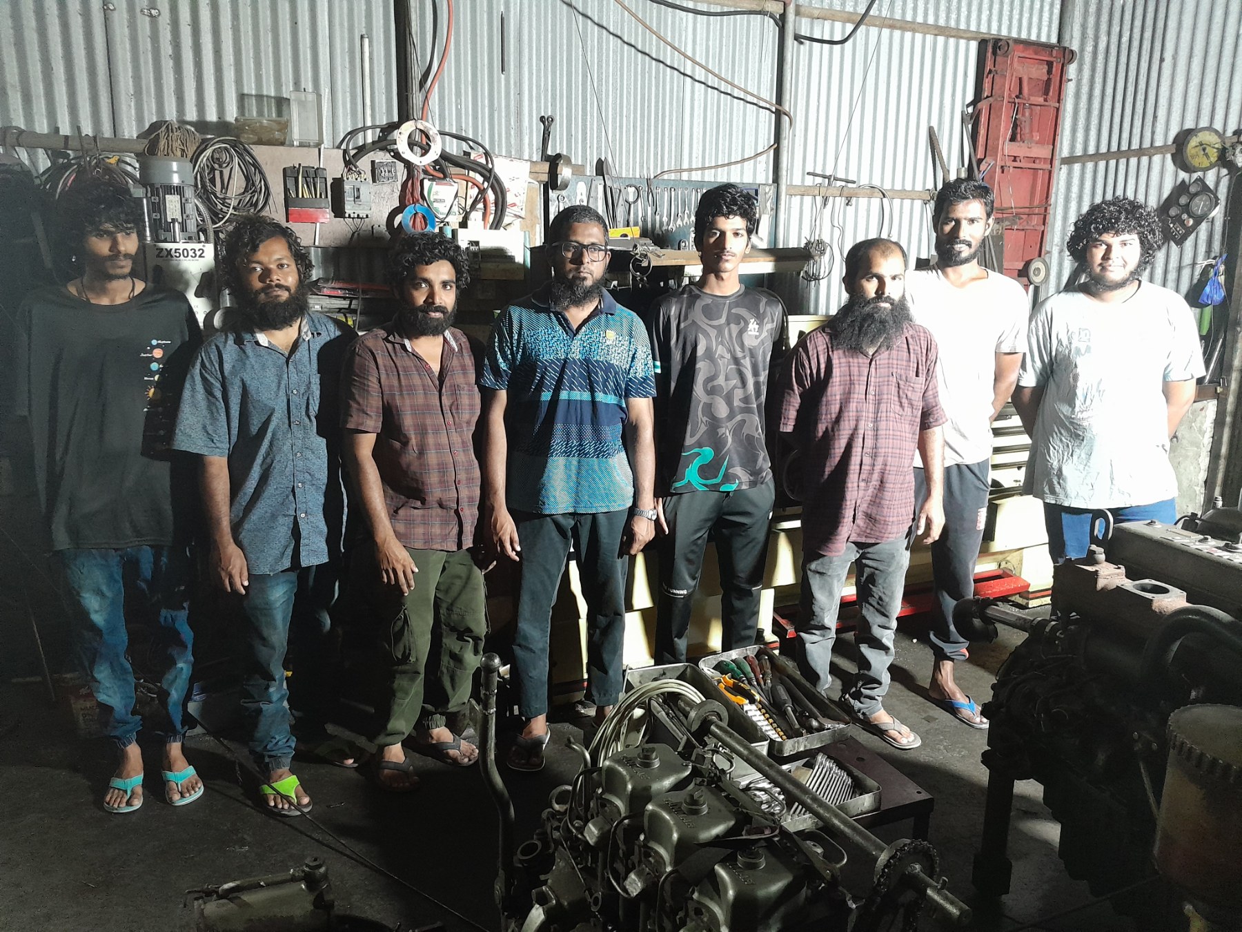 Competency based assessment for National Certificate III in Marine Mechanic was conducted at HDh.Kulhudhuffushi