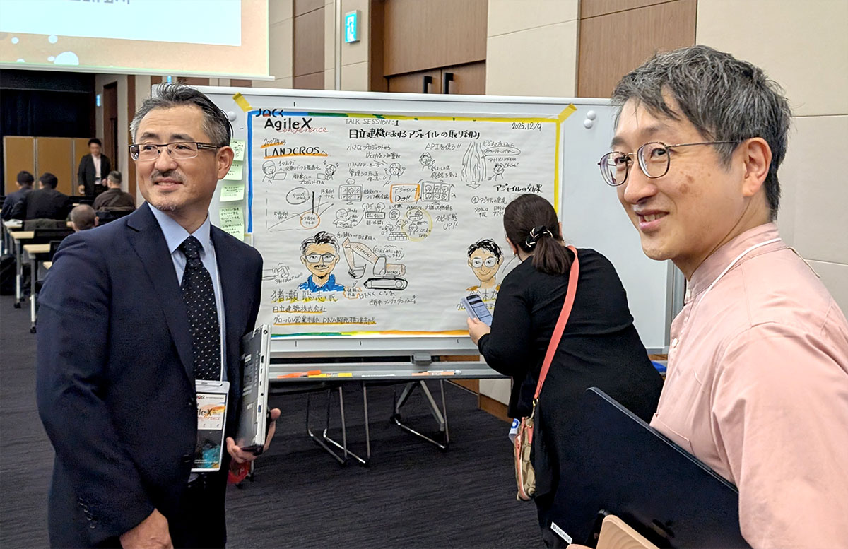 日立建機 猪瀬様と Graat鈴木