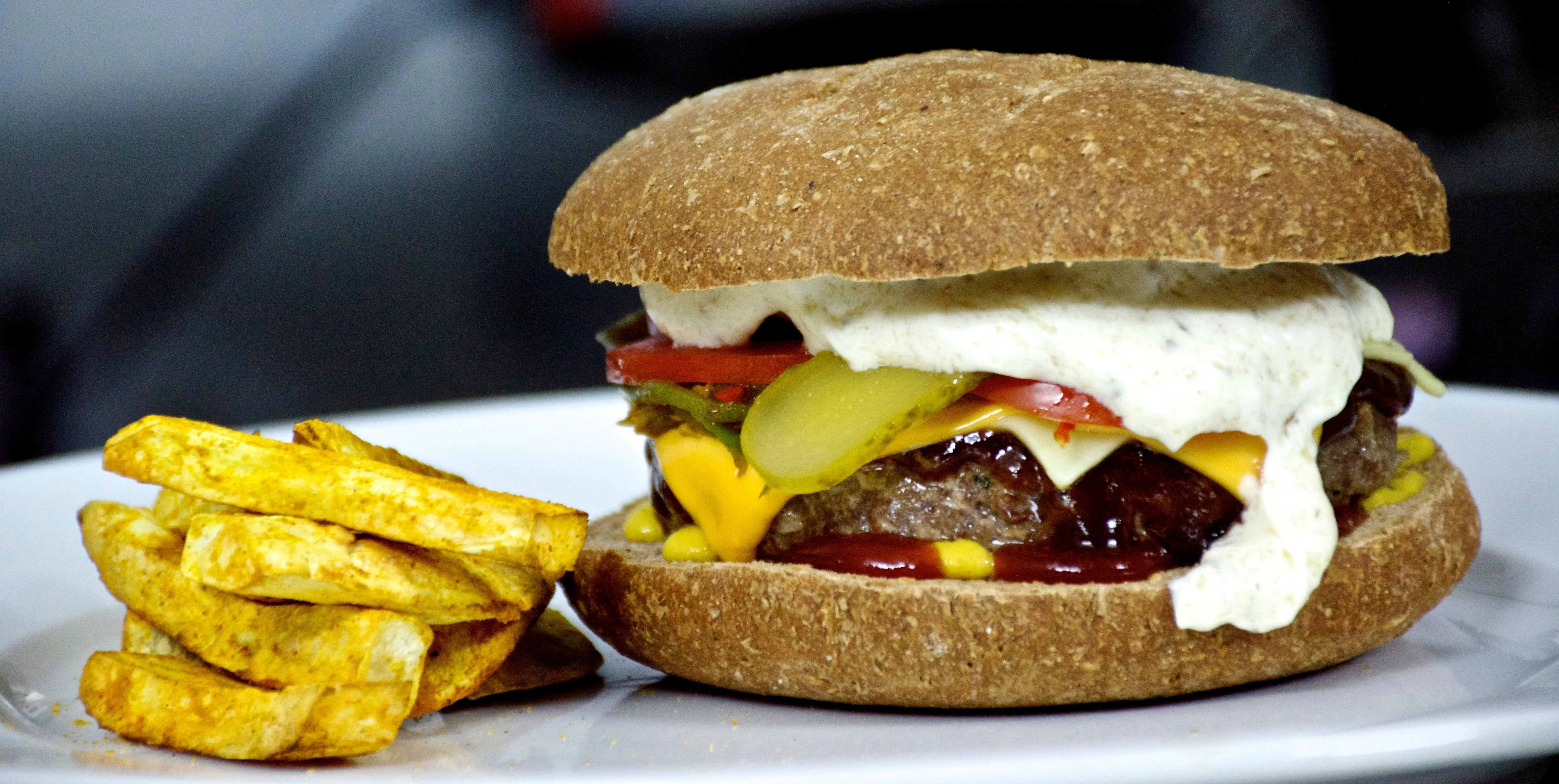 Fatman burger at Ben's Style Food.