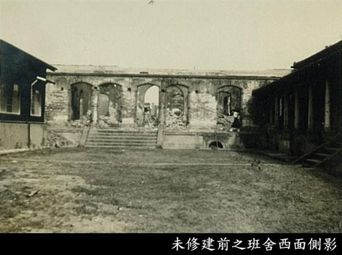 未修建前班舍西面側影
