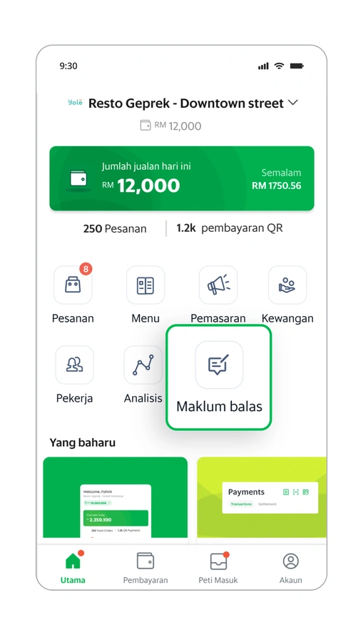 Mengelak dan menambah baik keadaan selepas insiden berlaku di kedai.