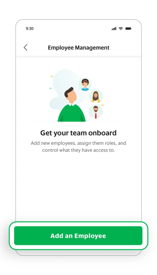 Setting different store access levels for each employee