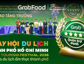 Ngày hội Du lịch TP. HCM 2026: Grab vinh danh Quán Trứ Danh - Tôn vinh du lịch ẩm thực thành phố