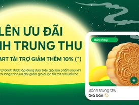 GrabMart | Lên ưu đãi bánh trung thu - Grab tài trợ thêm ưu đãi