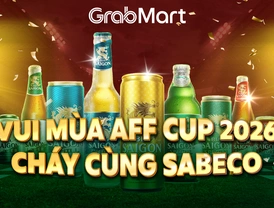 GrabMart | Vui mùa AFF Cup 2026 - Cháy cùng Sabeco