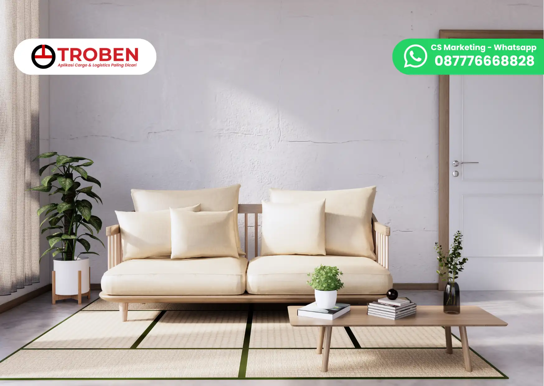 Jasa Pengiriman Sofa Aman dan Tarif Termurah di Troben