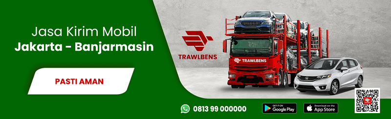 jasa kirim mobil jakarta banjarmasin