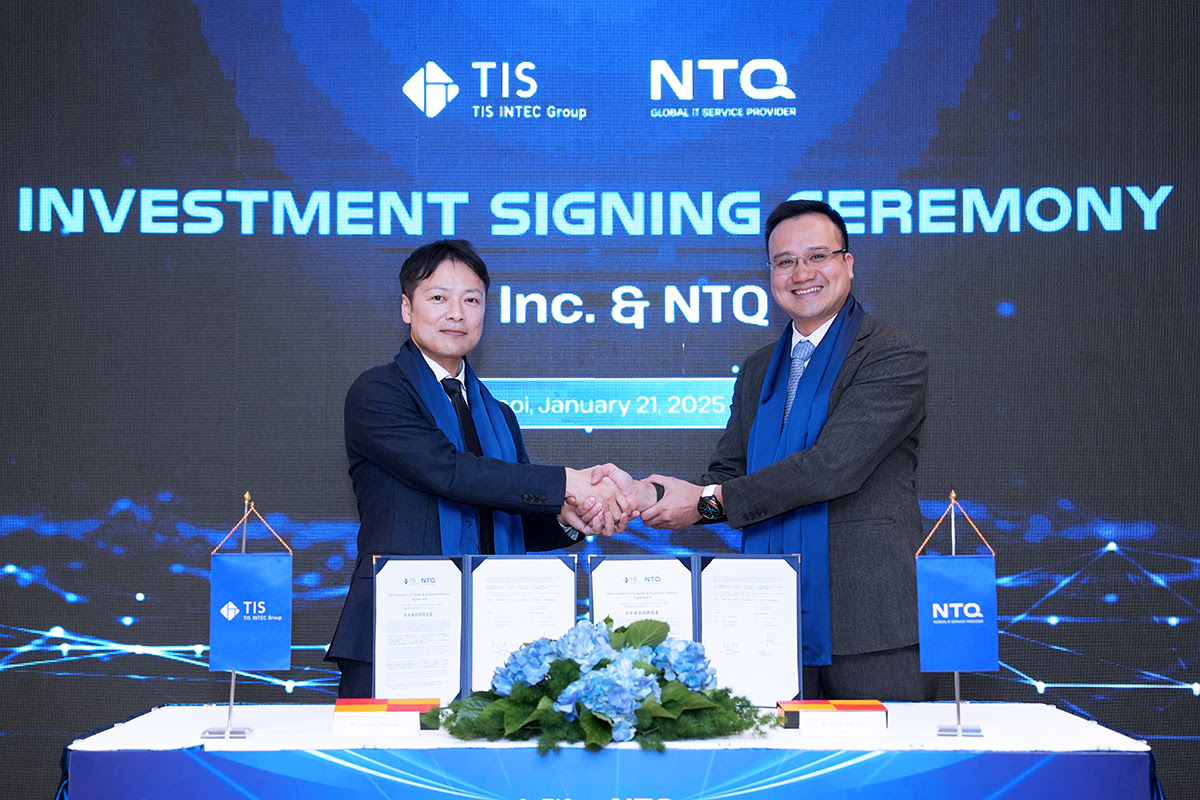 NTQ、TIS株式会社 – 日本を代表するIT企業との資本業務提携を発表   