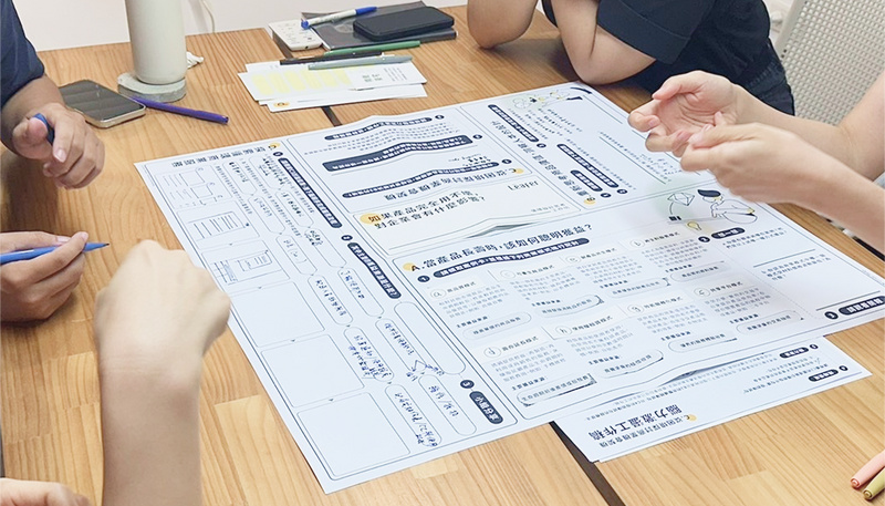 循環設計思考工作坊工作坊進行中