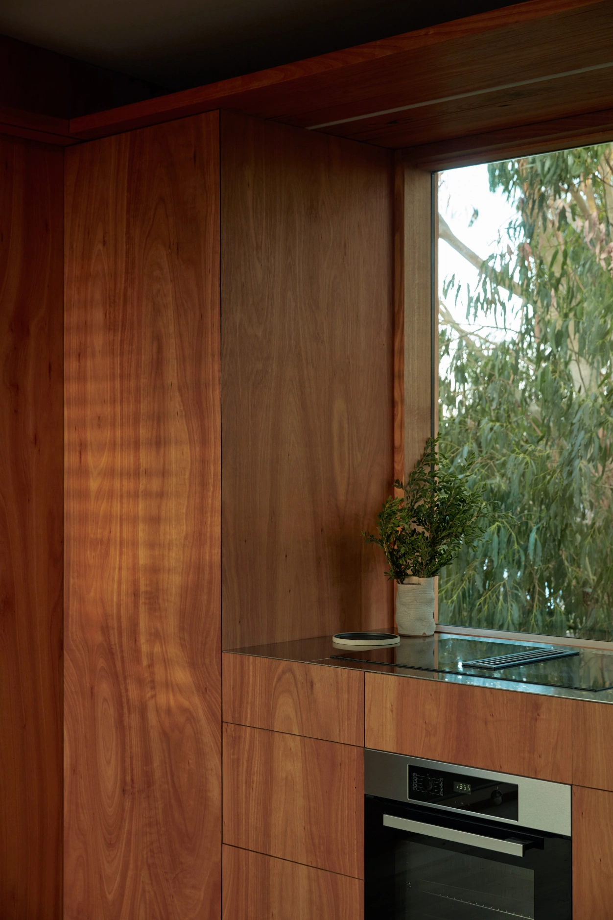 Close up of kitchen in Eucalypt house