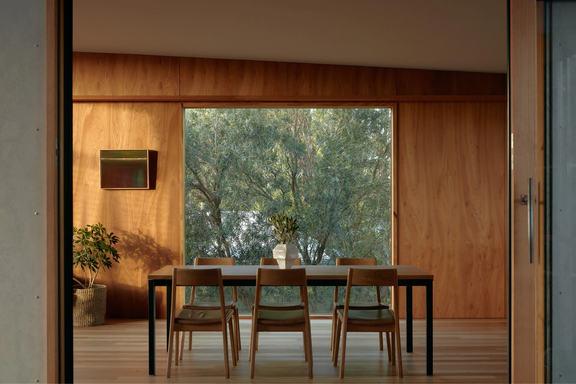 Dining room of Eucalypt house