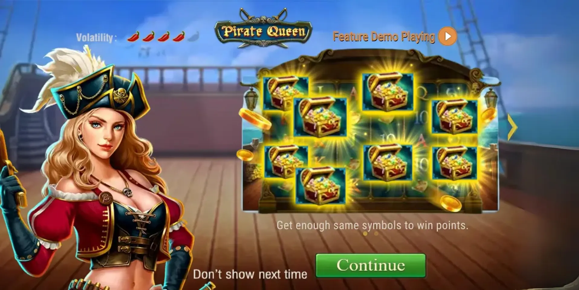 High Seas in Pirate Queen Slot.webp