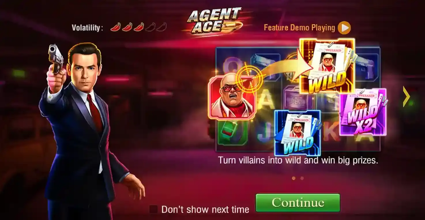 Agent Ace slot game featuring high-energy and unique Ace Agent mode.webp