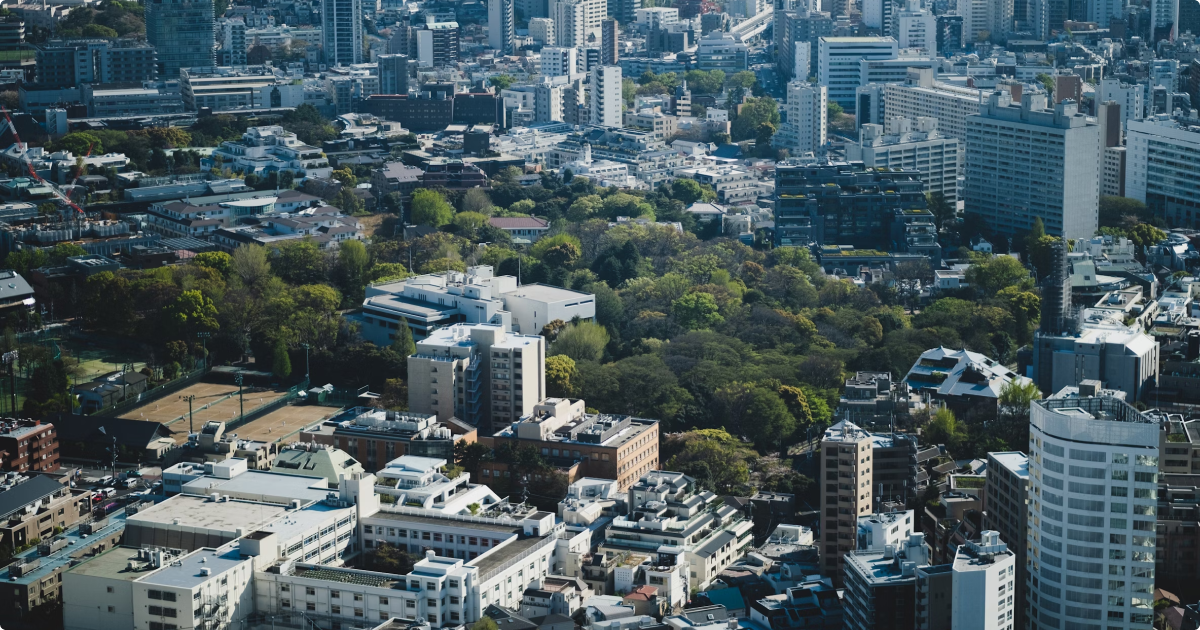 Tokyo view from above