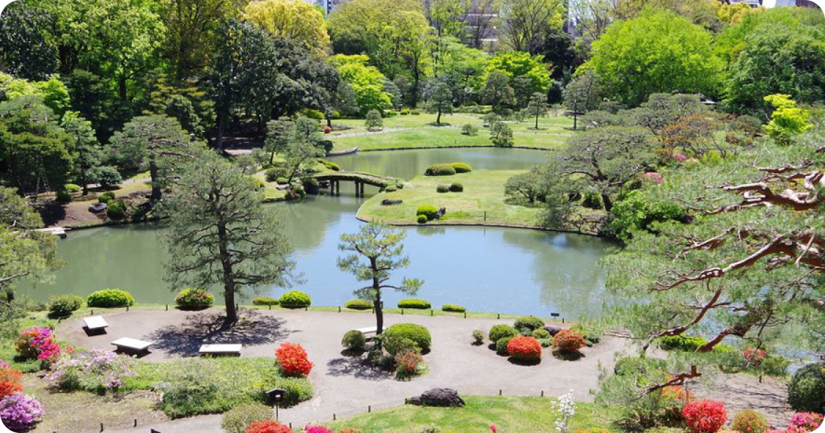 Rikiugien Garden in Tokyo