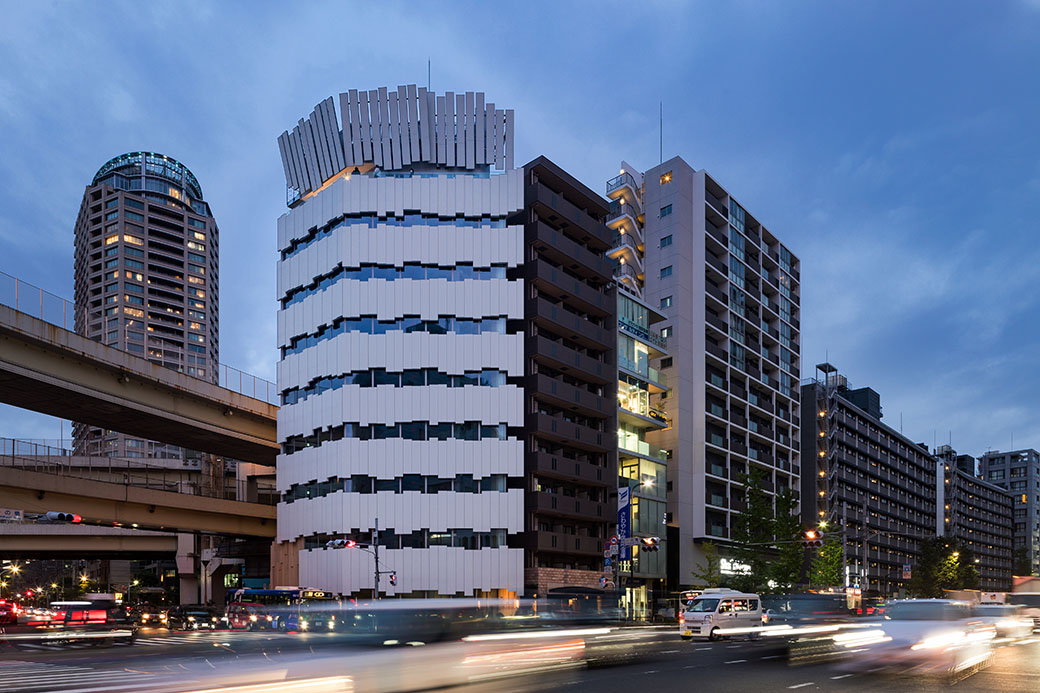 A view of Azabu Juban and Mita area in Tokyo Minato Ku