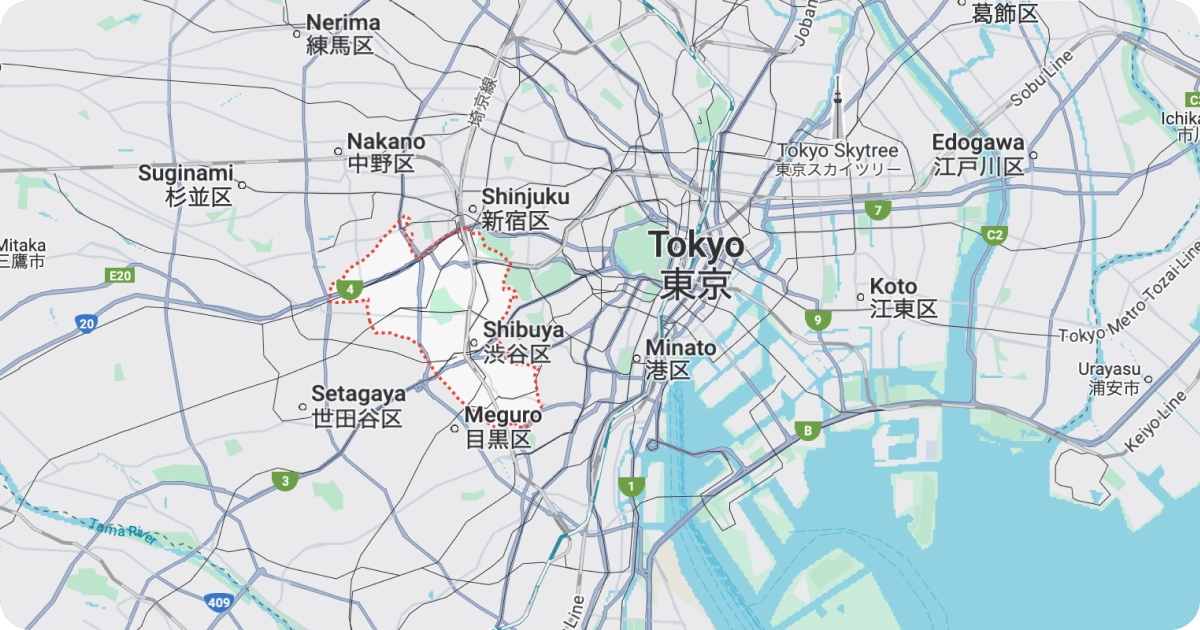 Shibuya Map