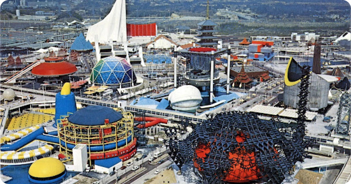 Osaka Expo in the 1970s