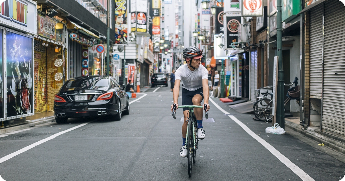 Biking in Japan