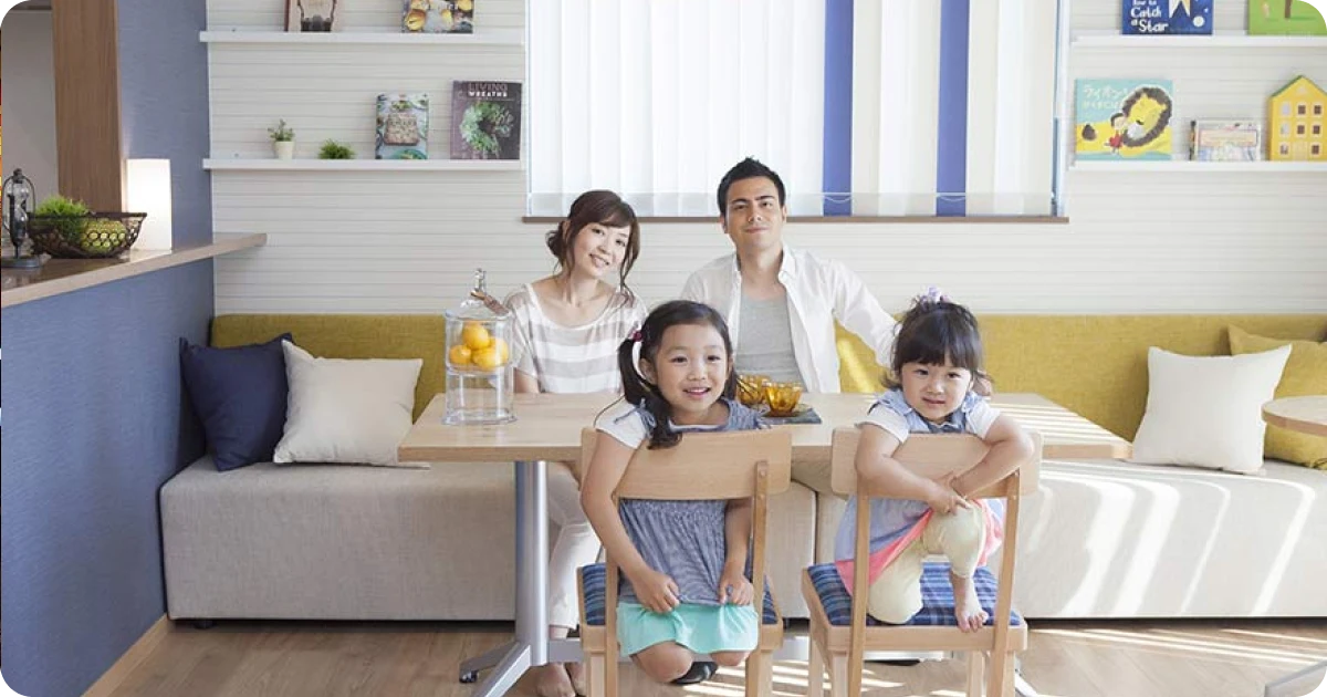 families living in a house in Tokyo