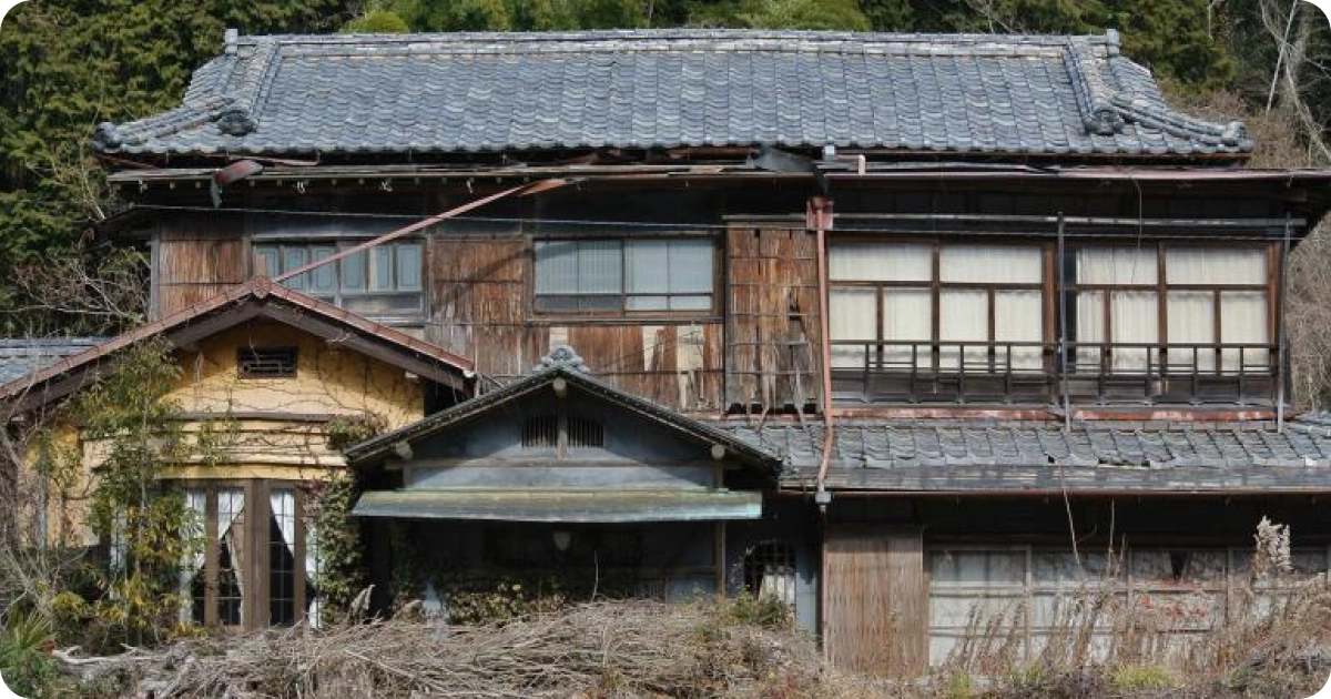 falling apart house