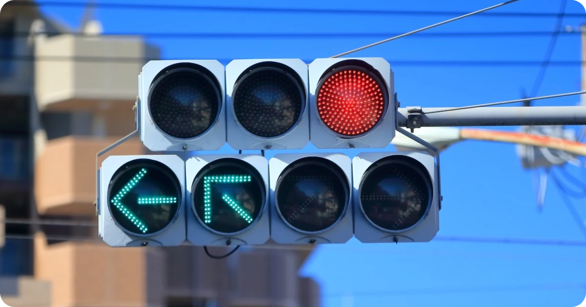 Traffic light in Japan