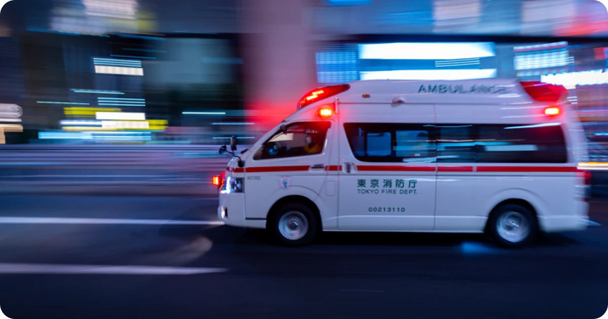 Ambulance in Tokyo