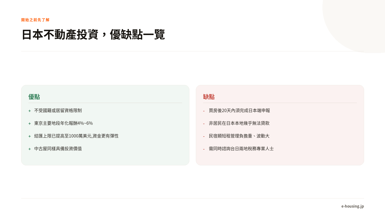 優缺點資訊圖