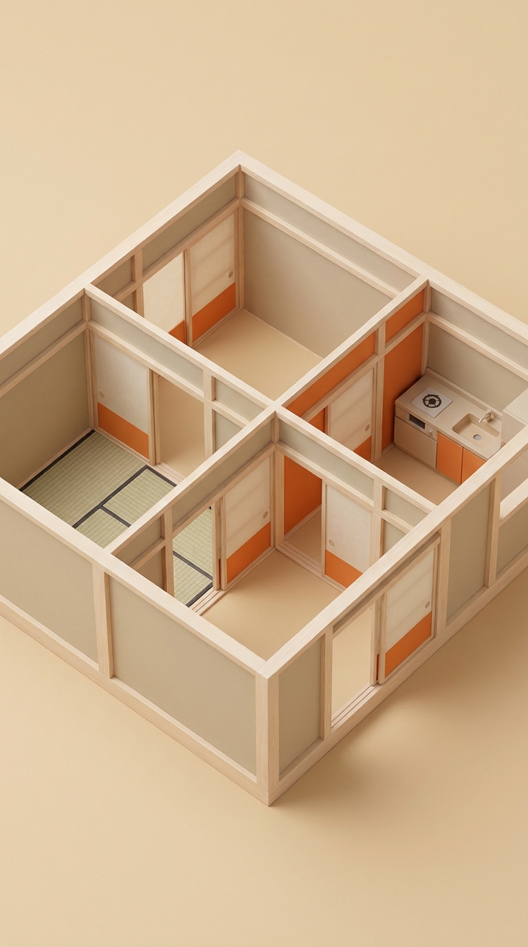 Japanese Apartment Layouts Explained: What 1R, 1K, 1LDK, 2DK and 3LDK Really Mean